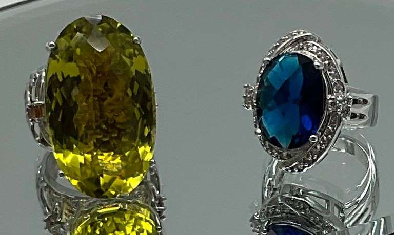 2 sterling fashion rings