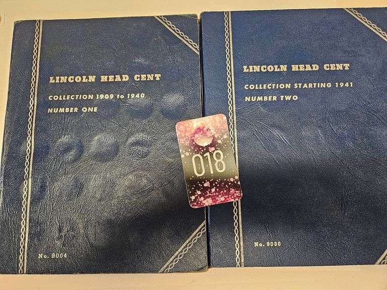 Lincoln Head Cent Collection Coin Albums 1909-1940
