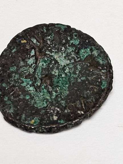 Ancient Roman Bronze Coin with Patina