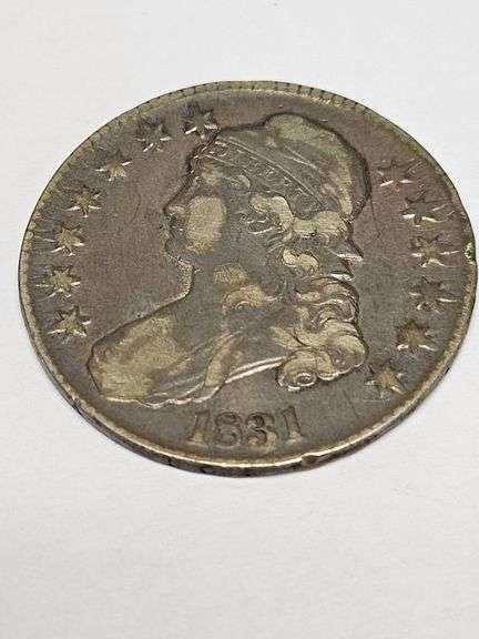 1831 Capped Bust Half Dollar in Very Good Condition
