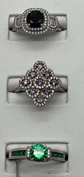 STERLING FASHION RINGS