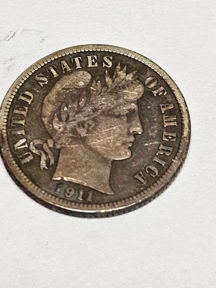 1911 Liberty Head Barber Dime