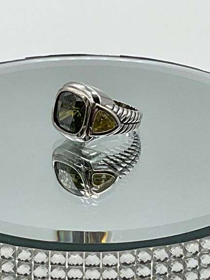 Peridot  Silver Ring