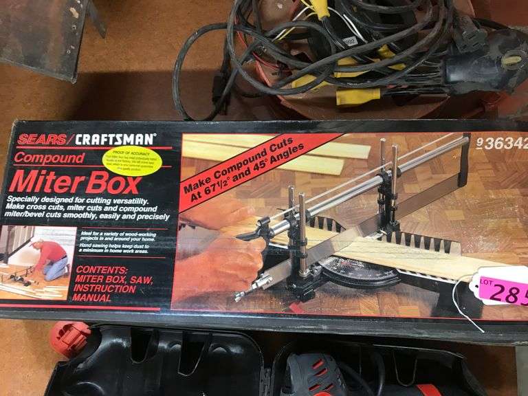 CRAFTSMAN COMPOUND MITER BOX - Auctions and Services Unlimited