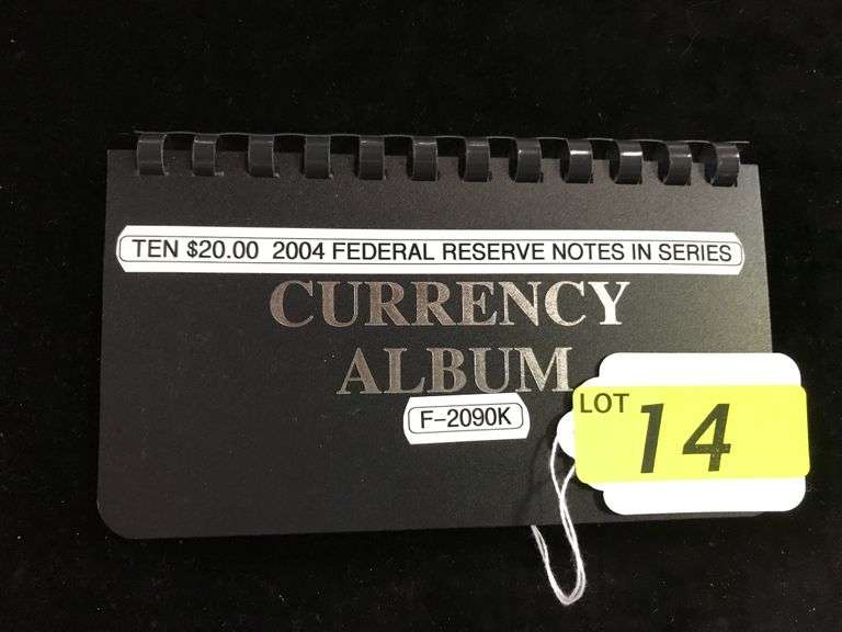 TEN $20.00 2004 FEDERAL RESERVE NOTES IN SERIES