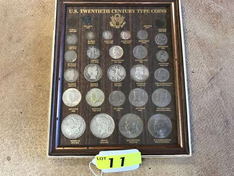 U.S. TWENTIETH CENTURY TYPE COIN SET