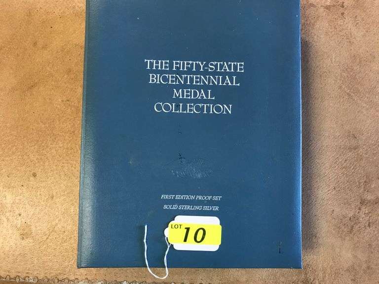 THE FIFTY-STATE BICENTENNIAL MEDAL COLLECTION  -STERLING SILVER COINS