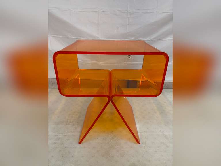 Acrylic Nightstand Side Table