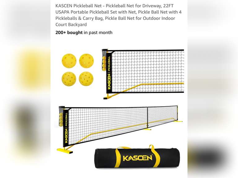 Pickleball Net for Driveway