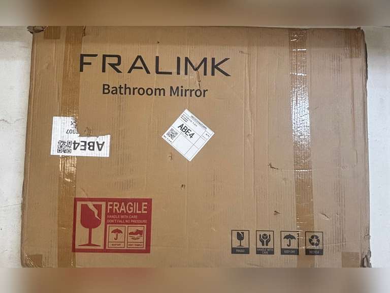 Mirror on Mirror Frameless Rectangular Wall Mirror