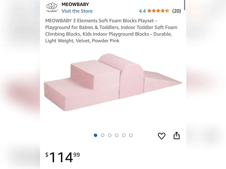 Indoor Toddler Soft Foam Climbing Blocks