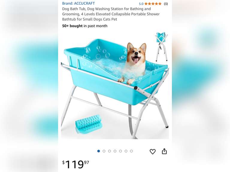 Dog Washing Station for Bathing and Grooming
