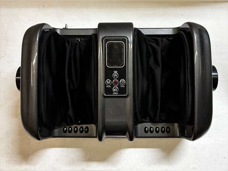 H&B Luxuries Electric Shiatsu Foot Massager Machine with Heat