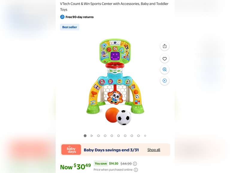 VTech Count & Win Sports Center