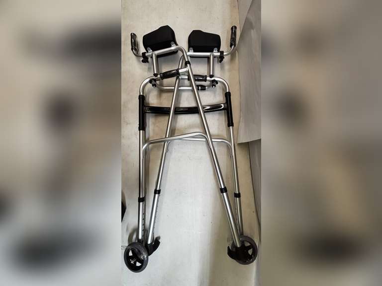 Medline Upright Aluminum Junior Folding Walke