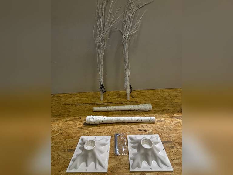 Prelit White Artificial Tree