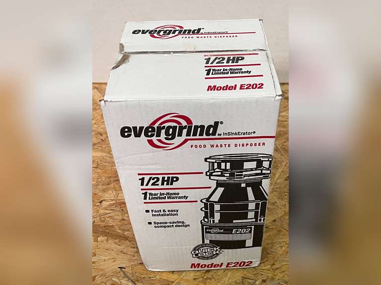 Evergrind 1/2 HP Continuous Feed Garbage Disposal