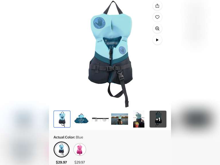 Body Glove Infant's Neoprene PFD Life Jacket and Vest, Boy, 20-30 lbs., Blue