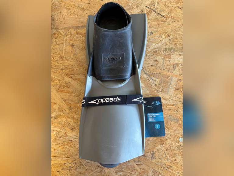 Speedo Unisex-Adult Swim Training Fins Rubber Long Blade