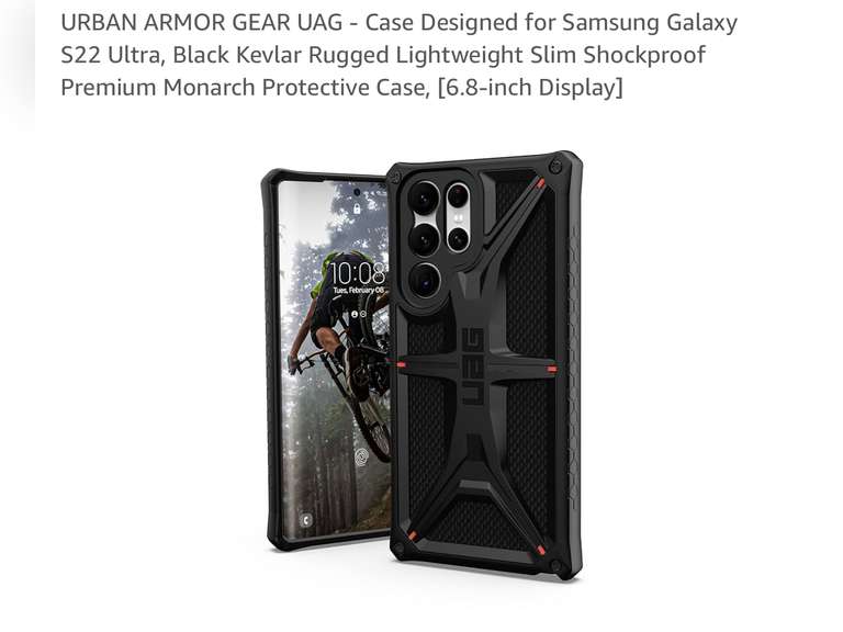 URBAN ARMOR GEAR UAG - Case Designed for Samsung Galaxy S22 Ultra