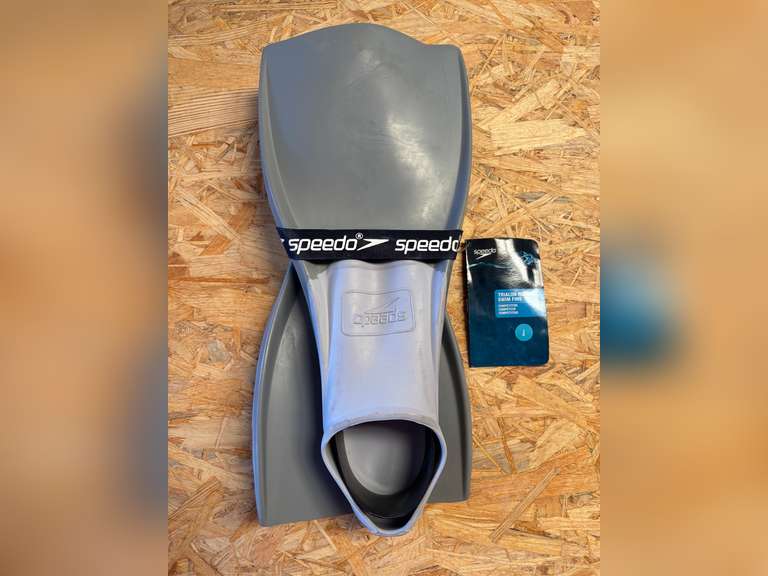 Speedo Unisex-Adult Swim Training Fins Rubber Long Blade