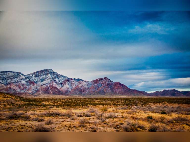 WINTER FRANKLIN MOUNTAINS