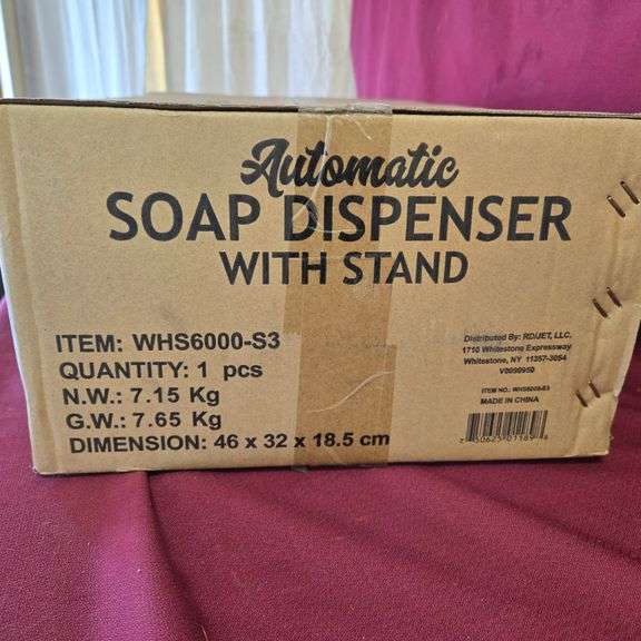 New Automatic Soap Dispenser with Stand - Model # WHS6000-S3