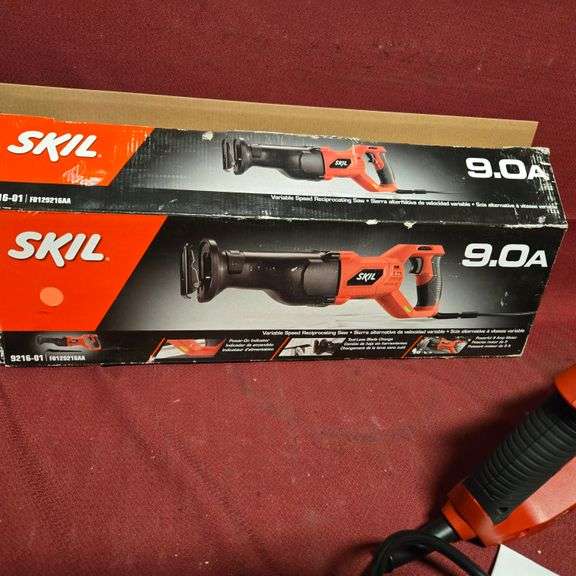 New Skil Variable Speed Reciprocating Saw with 28.5mm Stroke - Model # 9216 - 120 Volts, 1 Phase,...