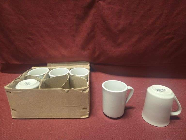 (30) New Next Day Gourmet 8-1/2 oz. Ceramic Coffee Mugs - Model # 776377