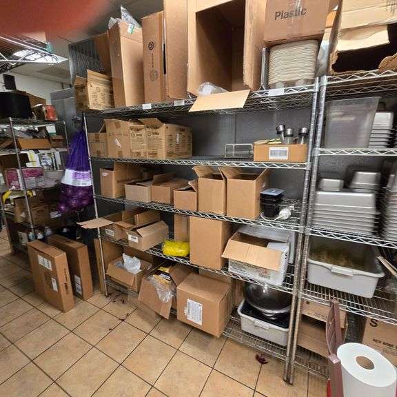 Metro Style 5 Tier Chrome Shelving Unit - 72" x 24" X 74.5" - NSF Approved - (Contents Not Includ...