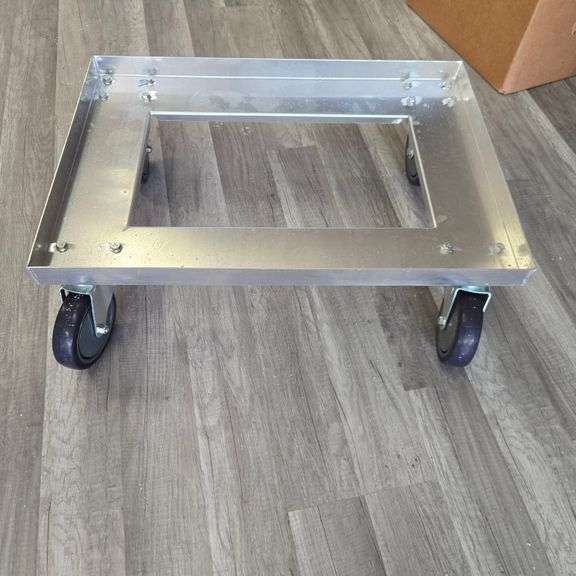 Aluminum Dough Box Cart - 25.25" x 17.75" x 7.5"