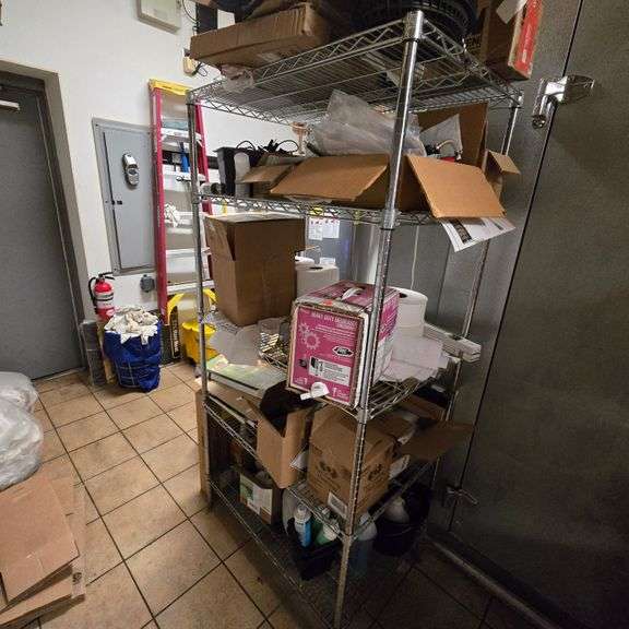 Metro Style 5 Tier Chrome Shelving Unit - 36" x 24" x 74.5" - NSF Approved - (Contents Not Includ...