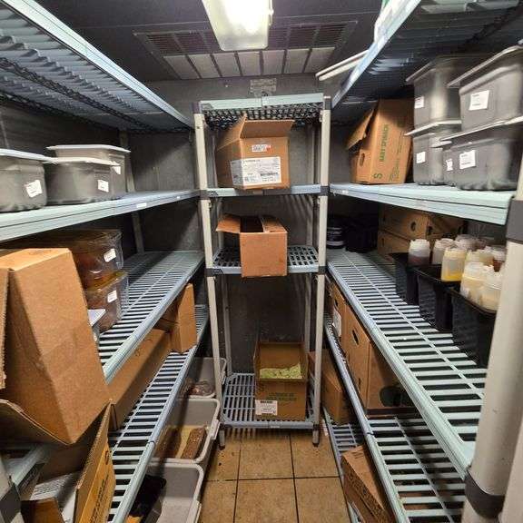 Metro Max Q Polycarbonate 4 Tier Shelving Unit - 24" x 18" X 74.5" - NSF Approved - (Contents Not...