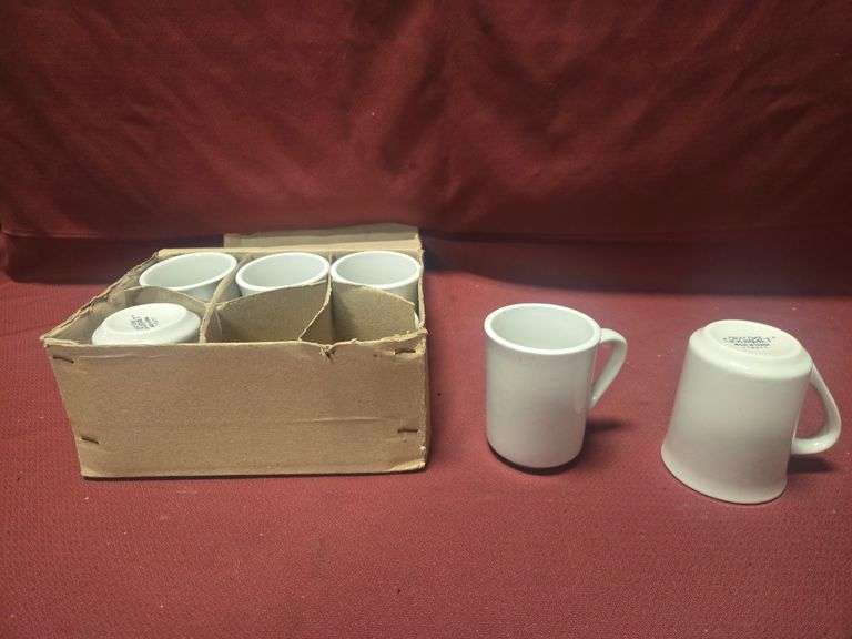 (36) New Next Day Gourmet 8-1/2 oz. Ceramic Coffee Mugs - Model # 776377