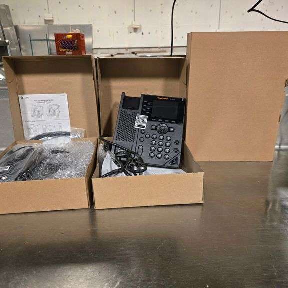 (3) New Polycom Phones - Acesbid