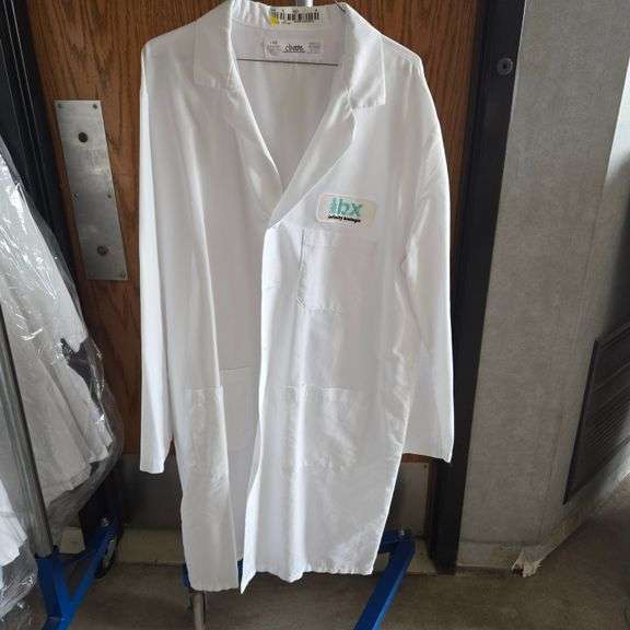 Rack of Large Lab Coats - (Rack Not Included)