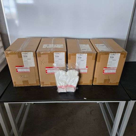 (2) New Boxes of VWR Pure Touch XL Glove Liners - Model # GLFF-XL, (1) New Box of VWR Pure Touch ...