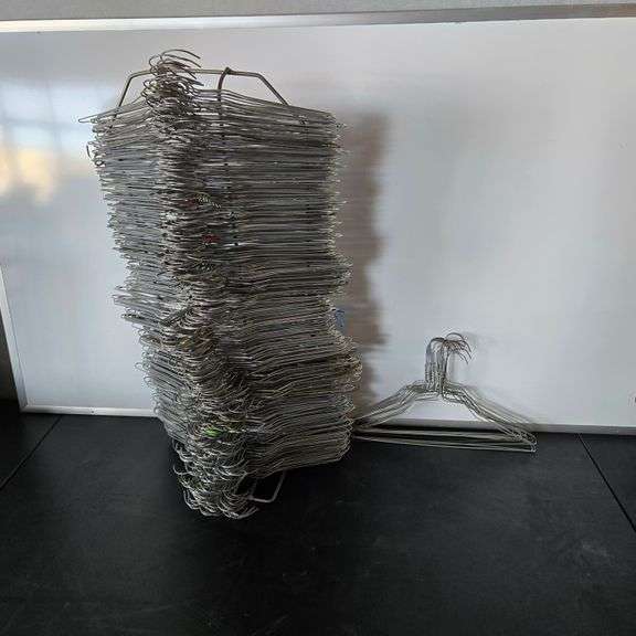 Wire Hangers with Metal Hanger Station