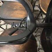 (2) Wood Topped Bar Stools with 5 Height Settings