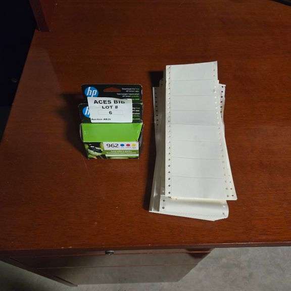 (1) HP 960 XL Black Printer Cartridge, (1) Set of HP 960 Color Ink Cartridges, (1) Roll of 3-1/2"...