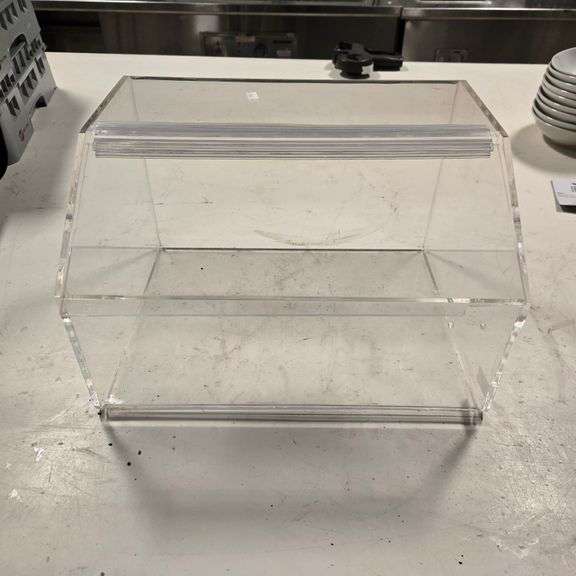 Acrylic Bread Box with Hinged Lid - 16" x 13" x 10"