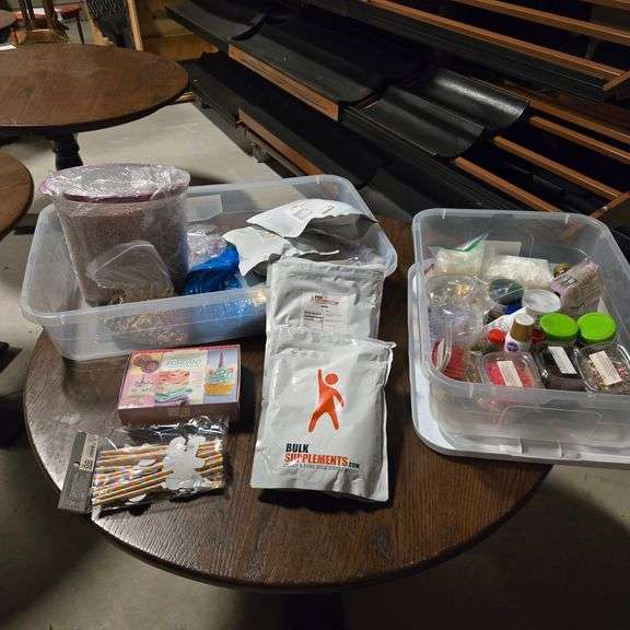 Assorted Decorating Supplies and Suppliments with Sprinkles