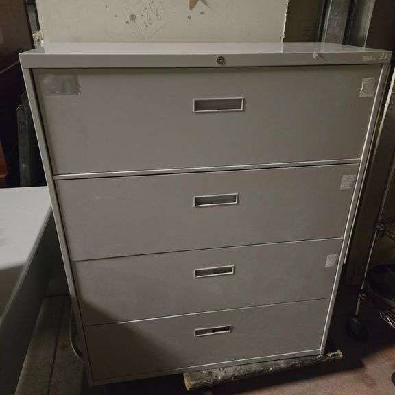 Steel Case 4 Drawer File Organizer - Model # 842461DV - 42" x 18" x 52.5"