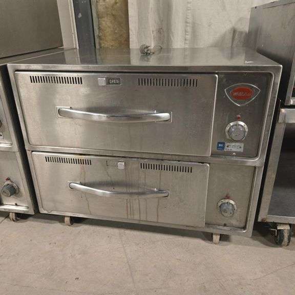 Wells Two Drawer Warming Cabinet on Casters - Model # RW-2HD -  120 Volts; 1 Phase; 7.5 Amps - 29...