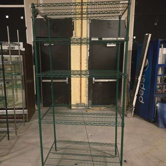 Metro Style 5 Tier Epoxy Coated Shelving Unit - 42" x 24" x 86.5" - NSF Approved