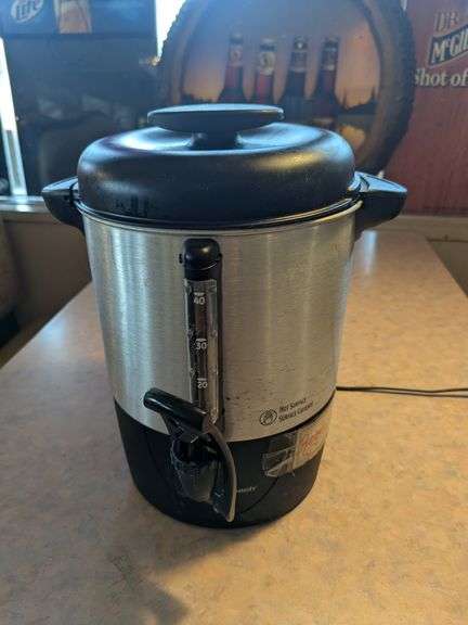 Hamilton Beach 40 Cup Coffee Percolator - Model # A65 - 115 Volts; 1 Phase - ETL Approved