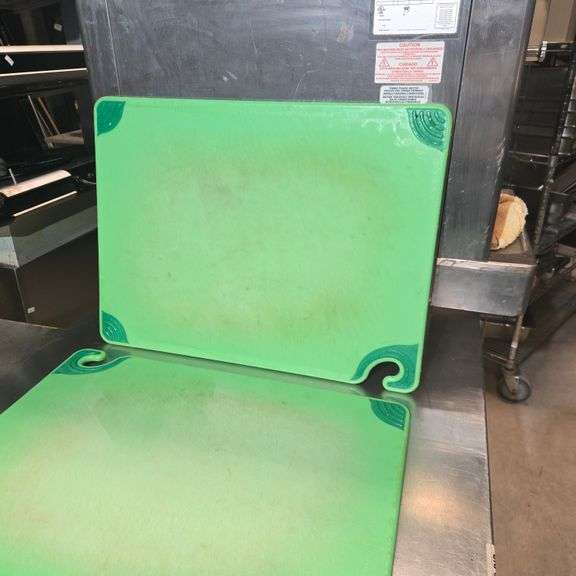 (2) 18" x 24" Cutting Boards with Non Slip Corners and Hook for Hanging