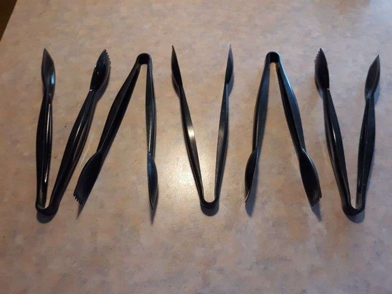 (5) Polycarbonate Salad Tongs