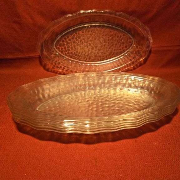 (6) Polycarbonate Serving Tray - 18" x 10"x 1.75"