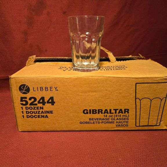 (12) New Libbey 14oz Gibraltar Glasses - Model # 5244